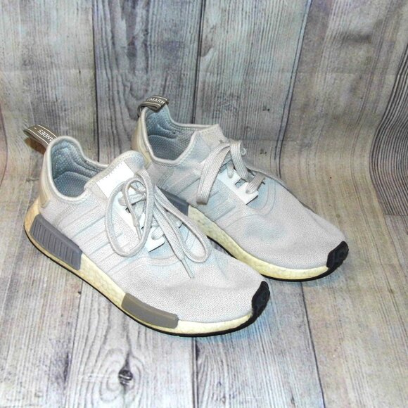 ADIDAS NMD R1 Raw White Sneakers Womens Size 8 - Picture 1 of 7